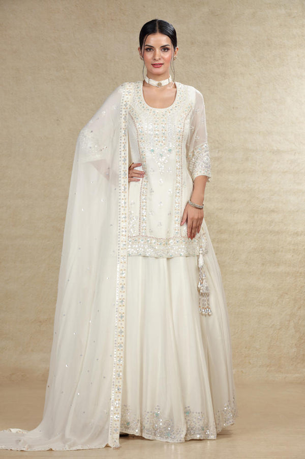 Stylish Long Tops Lehengas - Shehnai Bridal Boutique Stylish Long Tops Lehengas - Shehnai Bridal Boutique