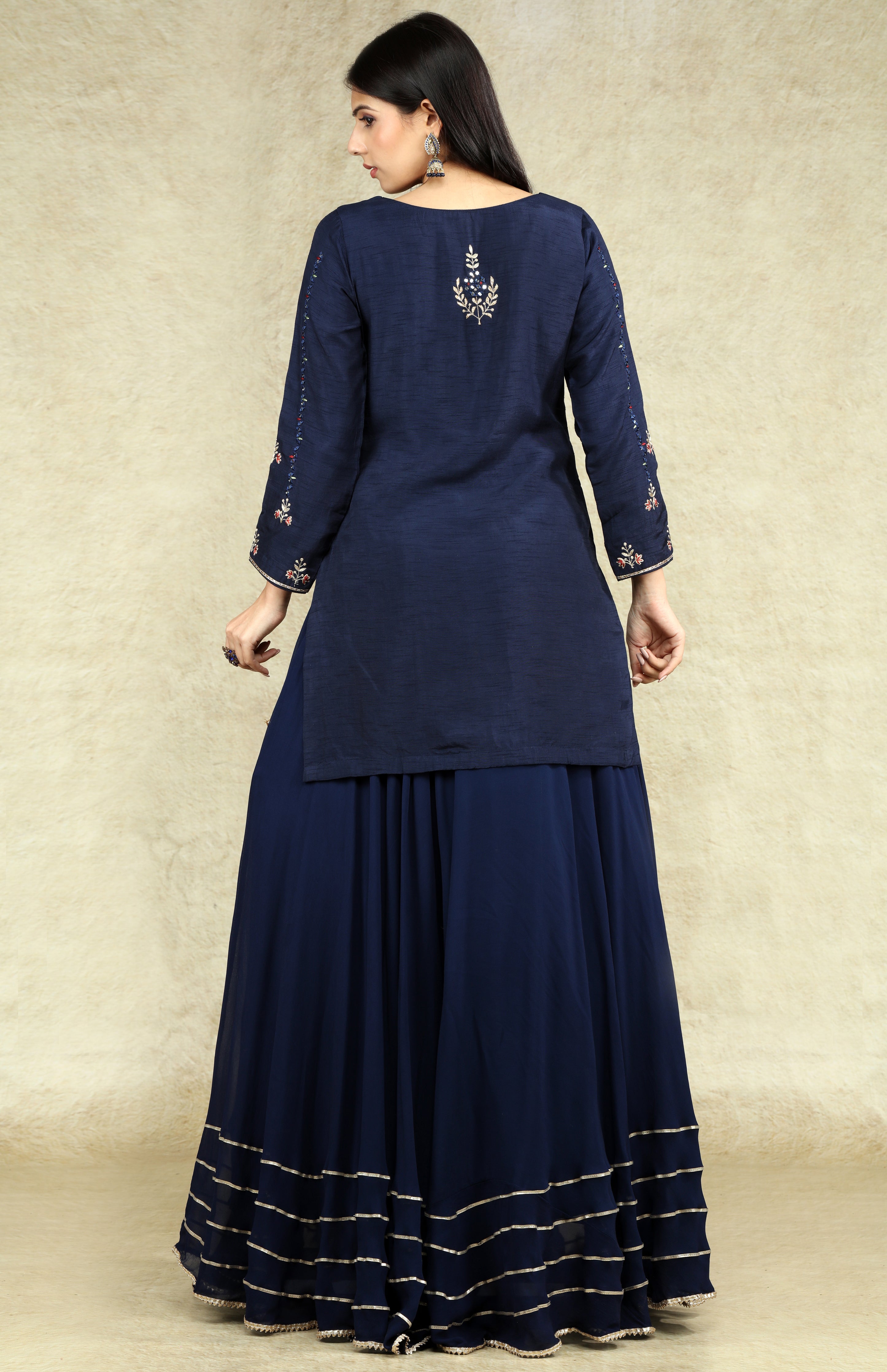 Navy blue lacha online